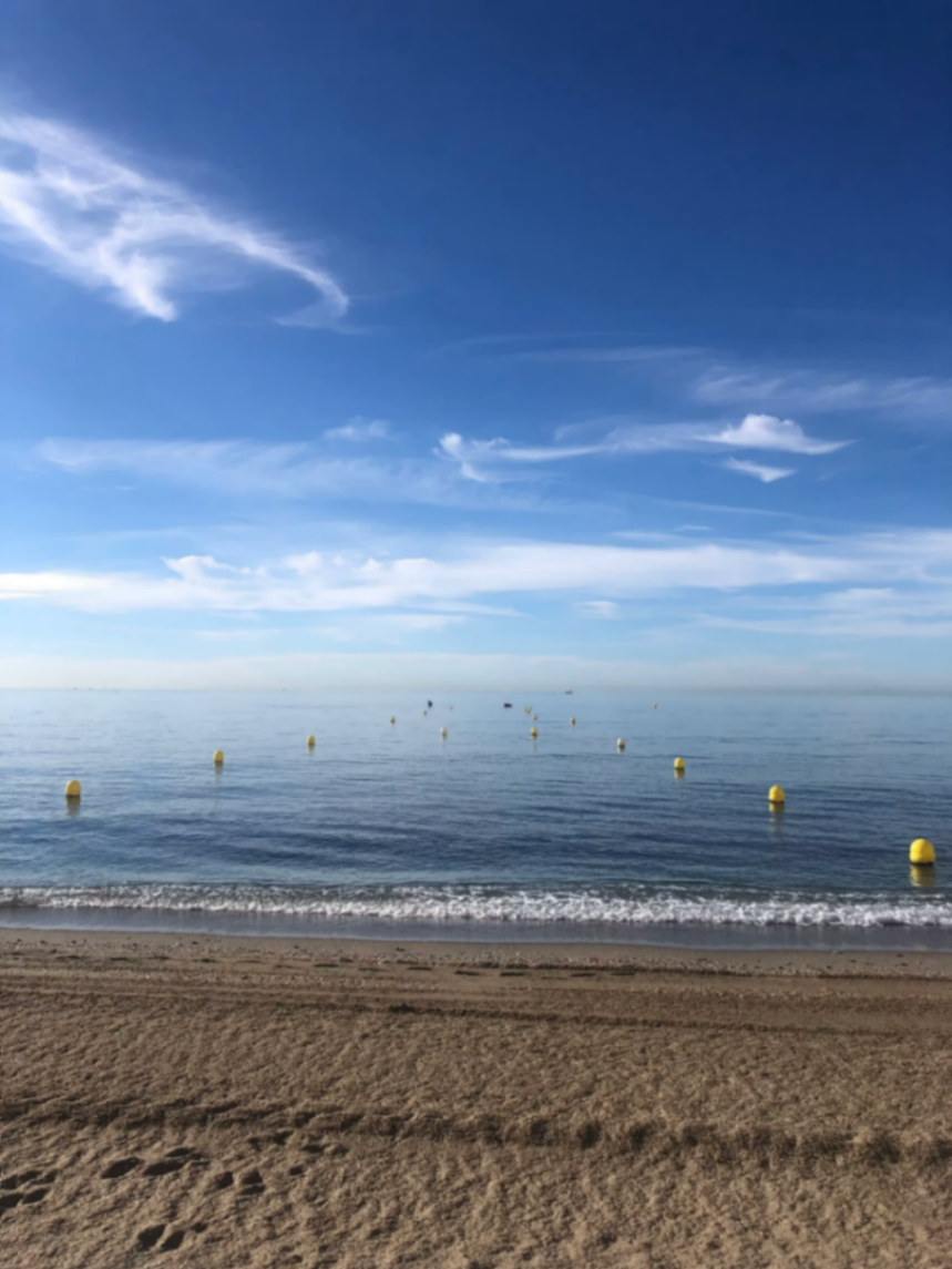 Mijas beach on the Costa del Sol